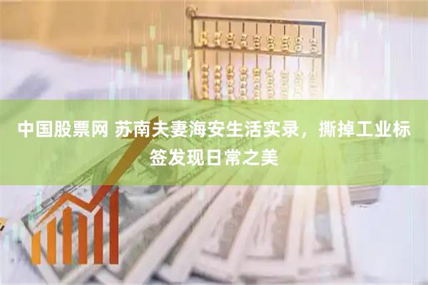 中国股票网 苏南夫妻海安生活实录，撕掉工业标签发现日常之美